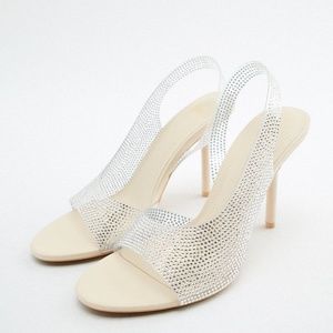 Zara Rhinestone heels